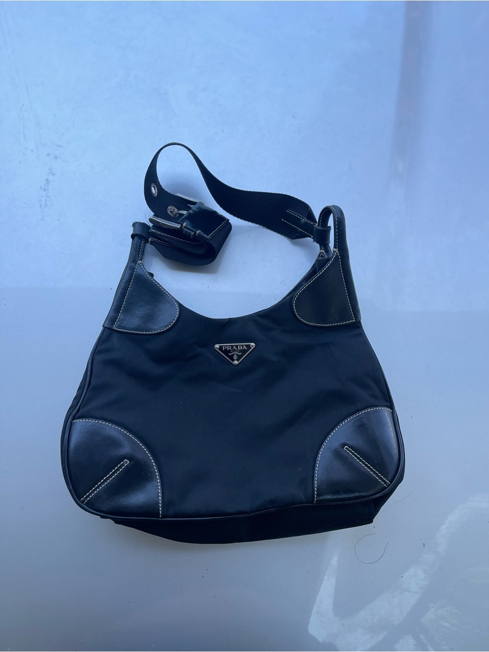 Vintage Prada Black Shoulder Bag